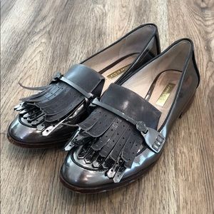 Louise et Cie Dahlian Loafer Sliver Leather 5.5 M